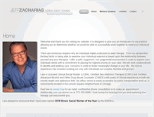 Tablet Screenshot of jeffzacharias.com